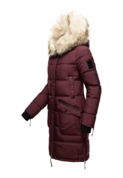 Marikoo Chaskaa - Winterjas - Dark Red Melange -Marikoo Winkel a1784c43fc014f7d92217fa4915eb9ec