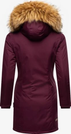 Marikoo Parkas Winterparka Karmaa Dames Bordeaux -Marikoo Winkel a229e0b932fc267a64ed66225bd295a0