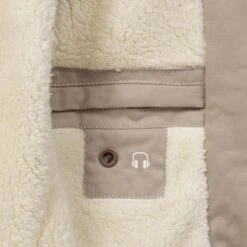 Marikoo Winterjassen Winterjas Manolya Dames Lichtbeige -Marikoo Winkel a34cab29bcf01051775cde439aadf4d9