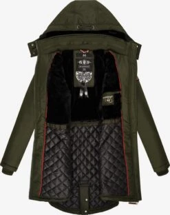 Marikoo Parkas Winterparka Kamii Dames Olijfgroen -Marikoo Winkel a4b4a8f70f529494e998827cd91fdae3