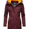 Marikoo Soulinaa - Parka - Dark Red Melange -Marikoo Winkel a7c4c1af73db425188882f01a0b0d3ee