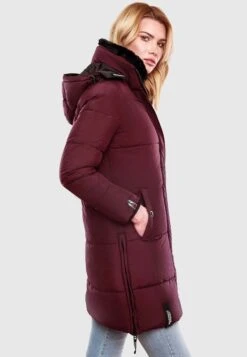 Marikoo Streliziaa - Winterjas - Dark Red Melange -Marikoo Winkel aa63d7fe1e57459a9b61d1672d875517
