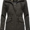 Marikoo Winterjassen Winterjas Manolya Dames Antraciet -Marikoo Winkel aa981db3e35b3de9d2e3ce28267567ea