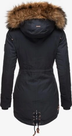 Marikoo Parkas Winterparka Dames Nachtblauw -Marikoo Winkel ab78e17e93e4ea22f08ea3064127824b