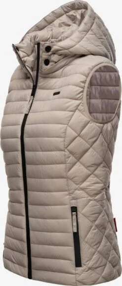 Marikoo Bodywarmers Bodywarmer Hasenpfote Dames Lichtgrijs -Marikoo Winkel acf9ec5921bc5c7d84ea3549ee96c330