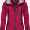 Marikoo Winterjassen Winterjas Dames Rood -Marikoo Winkel ad3d791bd5d491bfb07f1dd2f9eba419