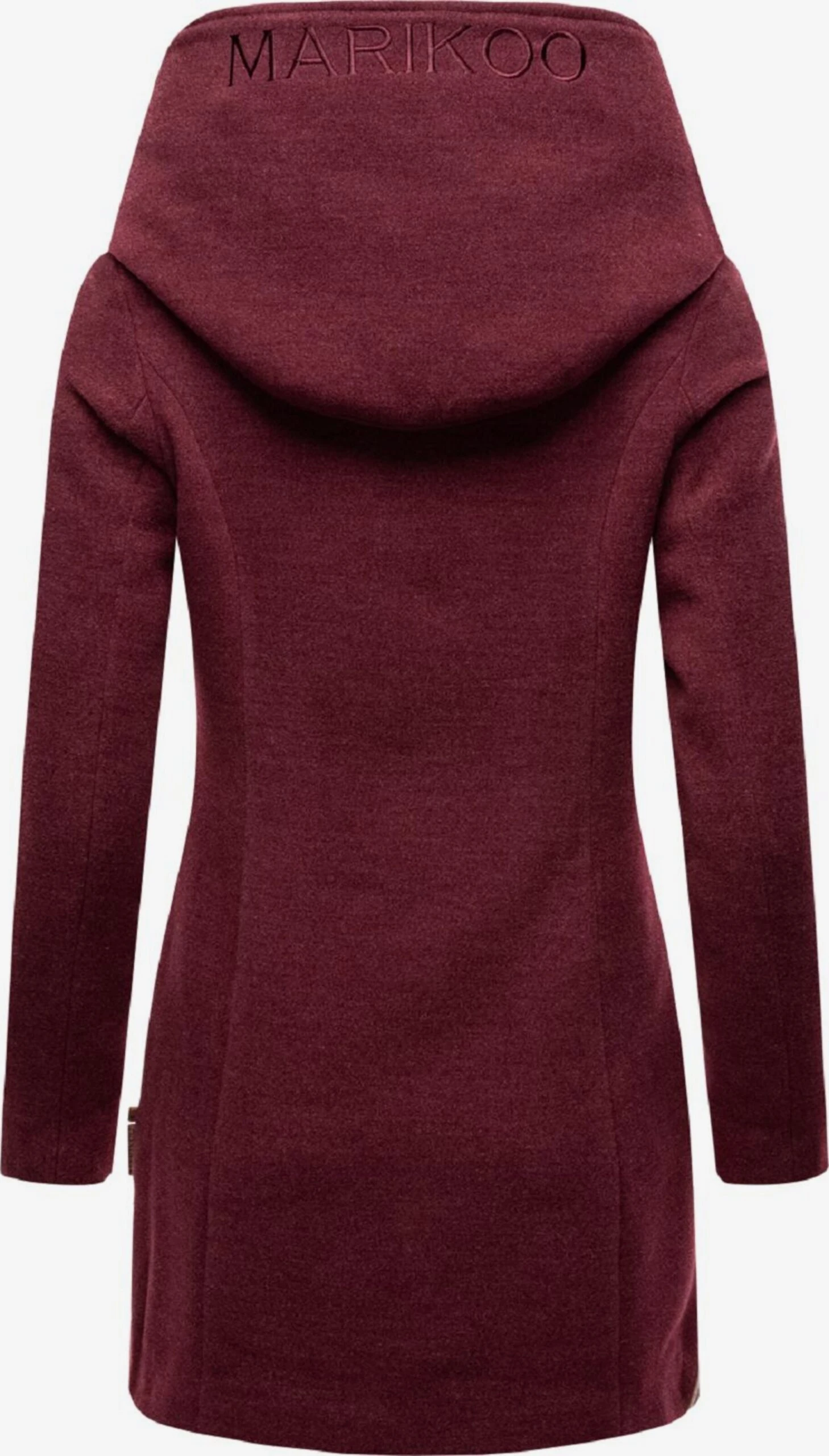 Marikoo Wintermantels Wintermantel Maikoo Dames Bordeaux 5 Marikoo Wintermantels Wintermantel Maikoo Dames Bordeaux - Afbeelding 3