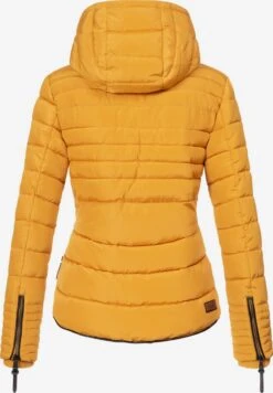 Marikoo Winterjassen Winterjas Amber Dames Goudgeel -Marikoo Winkel b293560ebd6e7378f769d05b315e843b
