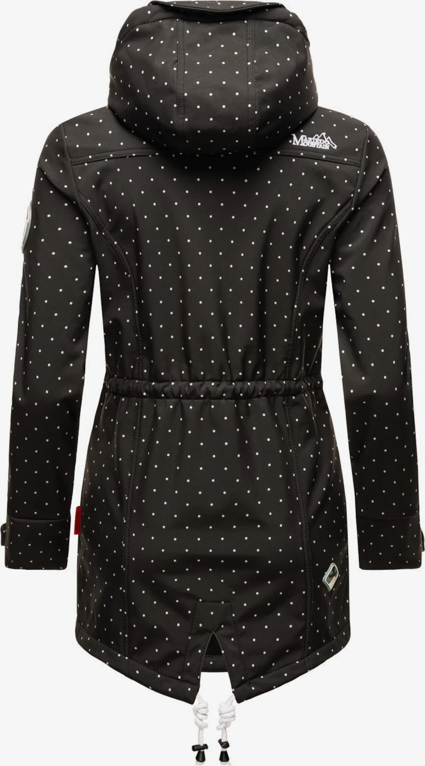 Marikoo Regenmantels Functionele Mantel Zimtzicke Dames Zwart 4 Marikoo Regenmantels Functionele Mantel Zimtzicke Dames Zwart - Afbeelding 2