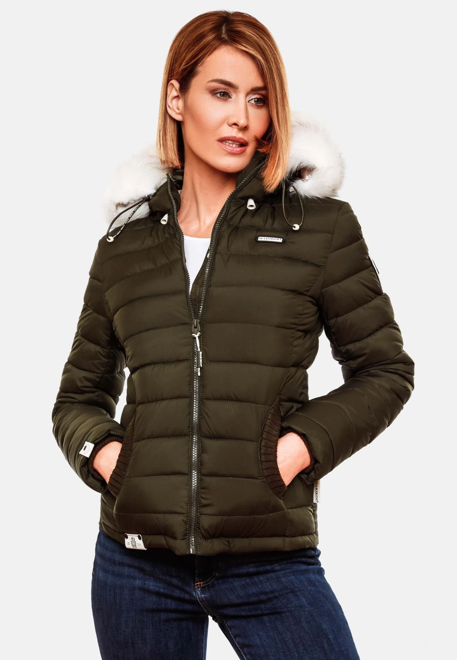 Marikoo Winterjas - Olive 3 Marikoo Winterjas - Olive