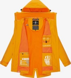 Marikoo Outdoor Jassen Functionele Jas Soulinaa Dames Safraan -Marikoo Winkel b5656234590c80e21875a60870a52a16