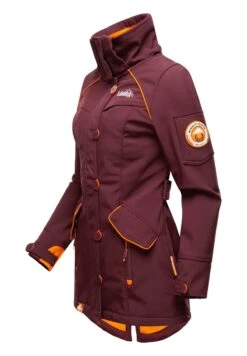 Marikoo Soulinaa - Parka - Dark Red Melange -Marikoo Winkel b8c336abee8f4b3baa9403f0999b7fda