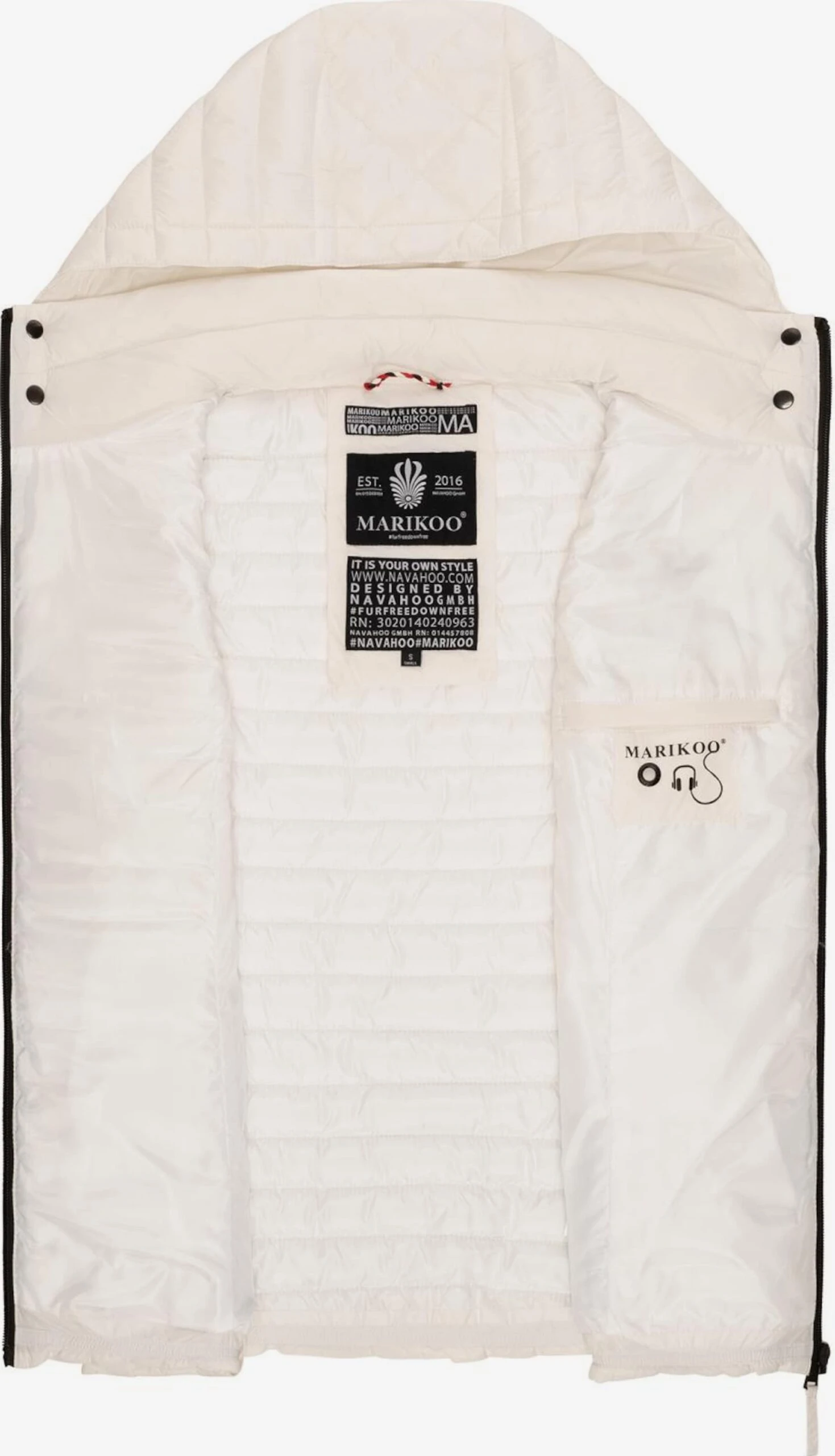 Marikoo Bodywarmers Bodywarmer Hasenpfote Dames Offwhite 6 Marikoo Bodywarmers Bodywarmer Hasenpfote Dames Offwhite - Afbeelding 4