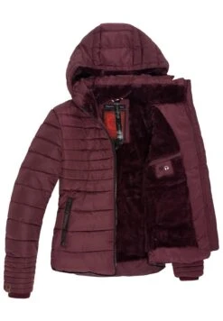 Marikoo Amber - Winterjas - Dark Red -Marikoo Winkel b975956f01af4c89834f1d7aa1306e5e