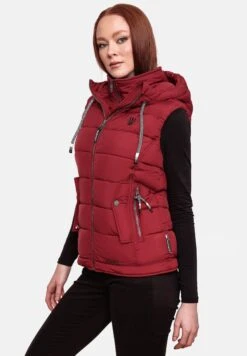 Marikoo Taisaa - Bodywarmer - Blood Red -Marikoo Winkel b9d432fdb3e74664b6b9b15a50e53413