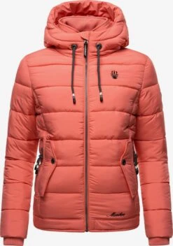 Marikoo Winterjassen Winterjas Taisaa Dames Koraal -Marikoo Winkel b9d5b702e1b0aff9e661444a8a9a799a