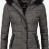 Marikoo Winterjassen Winterjas Unique Dames Antraciet -Marikoo Winkel ba73aaa2b43ffeeaa21b03d8252cd03c