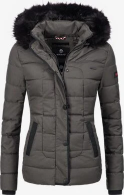 Marikoo Winterjassen Winterjas Unique Dames Antraciet