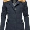 Marikoo Parkas Winterparka Karmaa Dames Navy -Marikoo Winkel bb132a35b7525f7a500f36a9a1753b60