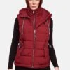 Marikoo Taisaa - Bodywarmer - Blood Red -Marikoo Winkel bc9e15706e984805ab1f06f5fcb205c7