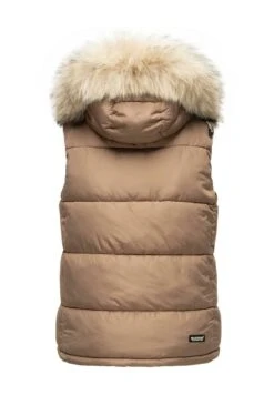 Marikoo Bodywarmer - Taupe -Marikoo Winkel bd74ed0b13f844b9a97d54ff395489b0