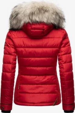 Marikoo Winterjassen Winterjas Lerikaa Dames Rood -Marikoo Winkel bfd1bc8637ba34e29dfeb5d939f6d5de