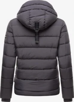 Marikoo Winterjassen Winterjas Taisaa Dames Donkergrijs -Marikoo Winkel c0dbd612085e1475e6c68f54d6c30d00