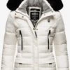 Marikoo Winterjassen Winterjas Loveleen Dames Wit -Marikoo Winkel c531d17ceffc66f73104a4a9e542218e