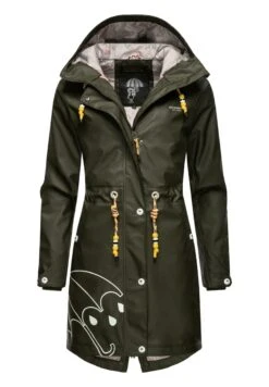 Marikoo Dancing Umbrella - Regenjas - Dark Olive -Marikoo Winkel c5aeb8f88084476a91bfef4e78149bda