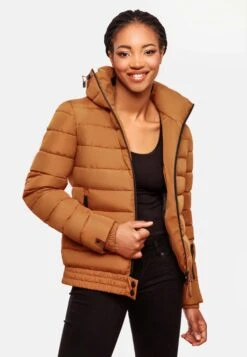 Marikoo Winterjassen Winterjas Poison Dames Bruin -Marikoo Winkel c5cc60c9621b72116ee0d1003de45457