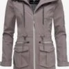 Marikoo Outdoor Jassen Functionele Jas Ulissaa Dames Taupe -Marikoo Winkel c8d5796ebd54cef825eb953487d24409