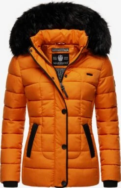 Marikoo Winterjassen Winterjas Unique Dames Oranje