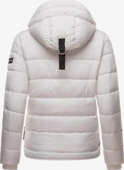 Marikoo Winterjassen Winterjas Taisaa Dames Wit -Marikoo Winkel ca7e95920cc2778db6e1d0aab485e1df