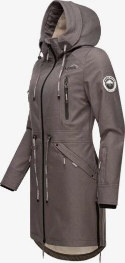 Marikoo Parkas Tussenparka Dames Donkergrijs -Marikoo Winkel caa370b22575e2ebc240f79b44623959