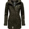 Marikoo Zimtzicke - Parka - Dark Olive W Print -Marikoo Winkel cb3b524a3c95463088980d5accb4f06a