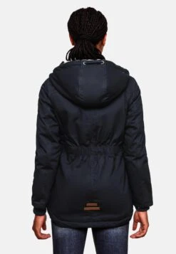 Marikoo Winterjassen Winterjas Manolya Dames Navy -Marikoo Winkel cb488692e3806b08fa6db5a0d49ed257