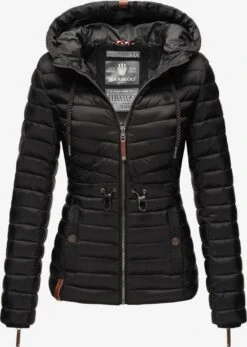 Marikoo Tussenjassen Tussenjas Aniyaa Dames Zwart -Marikoo Winkel cc0aa58ad845e144c6b18c45c669bbd9