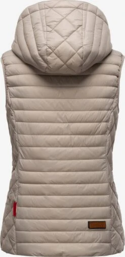 Marikoo Bodywarmers Bodywarmer Hasenpfote Dames Lichtgrijs -Marikoo Winkel cc26e7135e966ba9551527da055db903