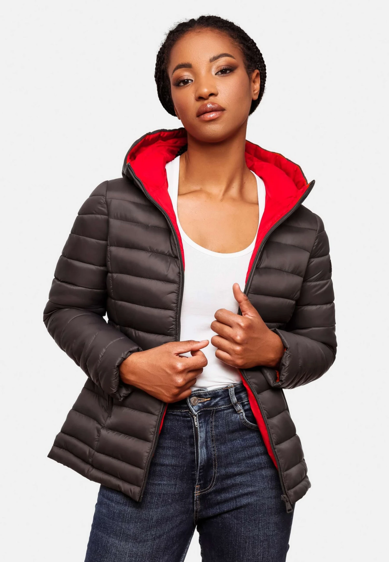 Marikoo Lucy - Winterjas - Anthracite 6 Marikoo Lucy - Winterjas - Anthracite - Afbeelding 4