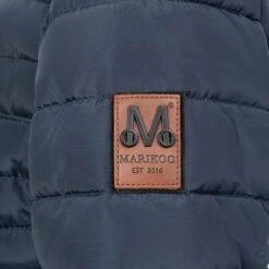 Marikoo Winterjassen Winterjas Amber Dames Navy -Marikoo Winkel d1de159b7c30481811835ada5224d43d