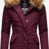 Marikoo Parkas Winterparka Karmaa Dames Bordeaux -Marikoo Winkel d356e372a6b73cfb5a0d115a09274aca