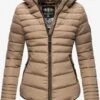Marikoo Winterjassen Winterjas Amber Dames Beige -Marikoo Winkel d39f76e922ca2bfb77dd80b9b1976d25