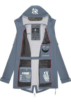 Marikoo Ulissaa - Regenjas - Dusty Blue -Marikoo Winkel d4fc0cf728264fe4bc2fac088760b13f