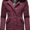 Marikoo Parkas Winterparka Karambaa Dames Wijnrood -Marikoo Winkel d7d0b22b6d577fe21f64c3a9fe3595e8