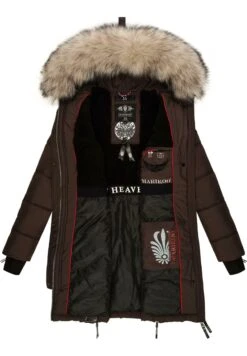 Marikoo Chaskaa - Winterjas - Dark Choco -Marikoo Winkel d820c81b757e40e5bb011f030605bfc2