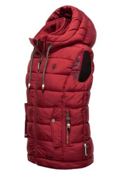 Marikoo Taisaa - Bodywarmer - Blood Red -Marikoo Winkel d8897e60d48746a79b2186fd45856a50