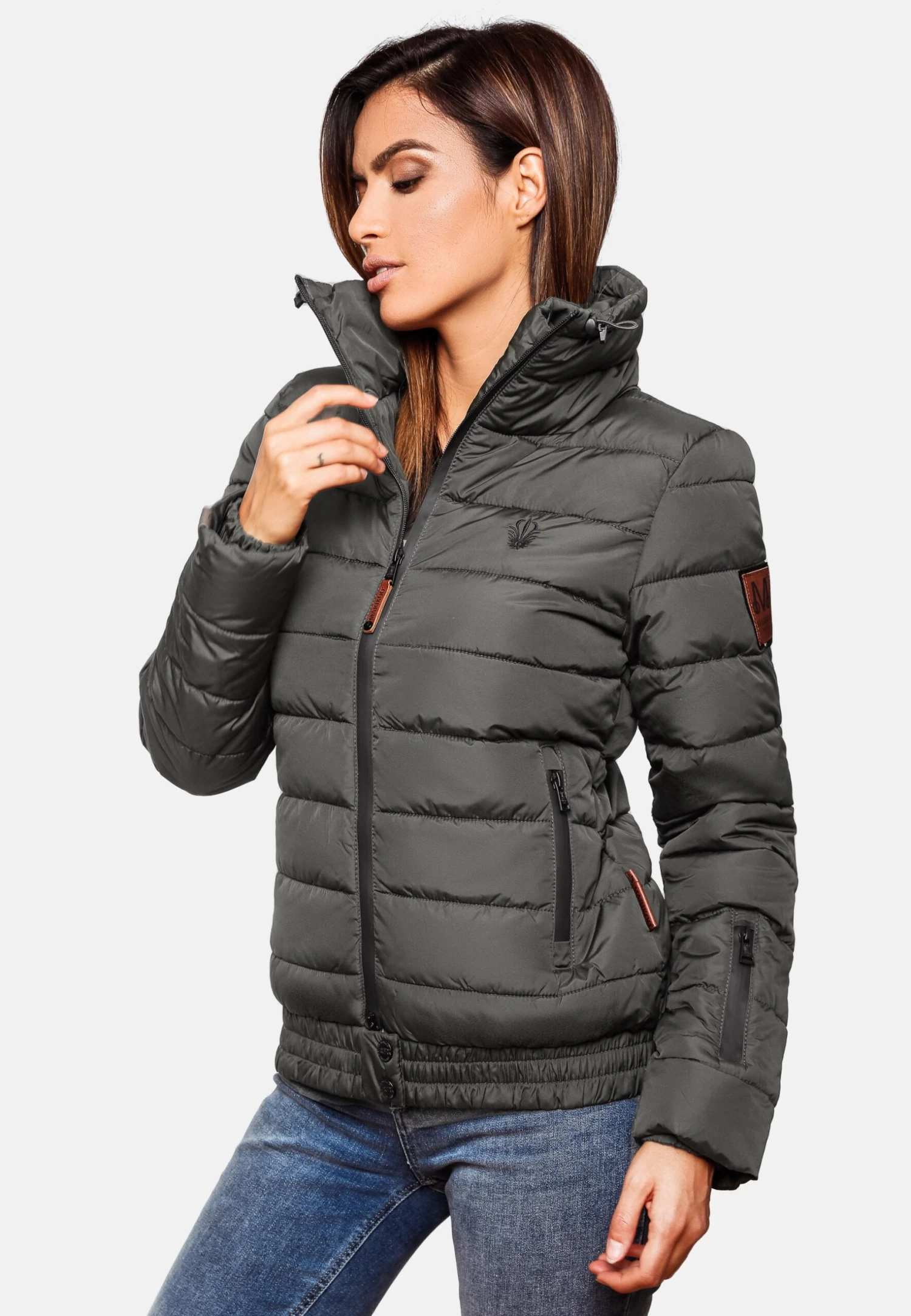 Marikoo Poison - Winterjas - Anthrazit 5 Marikoo Poison - Winterjas - Anthrazit - Afbeelding 3