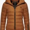 Marikoo Winterjassen Winterjas Poison Dames Bruin -Marikoo Winkel da0b13439af5aa5be5d25d211cafbb65