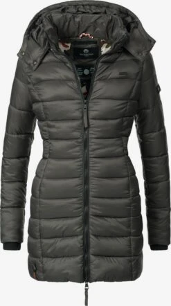 Marikoo Korte Mantels Wintermantel Abendsternchen Dames Antraciet