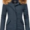 Marikoo Parkas Winterparka Karmaa Dames Donkerblauw -Marikoo Winkel e2fda59254c2c839ce24d1d44cd4360e